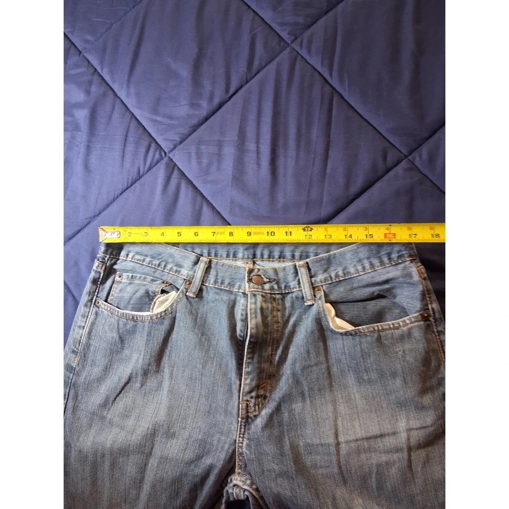 Levis 559 Relaxed Straight Leg Jeans Mens 34x34 Blue Denim Medium Wash